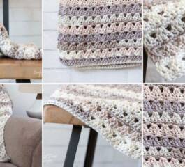 Alissa Easy Crochet Blanket