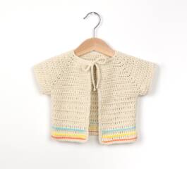 Boho Baby Crochet Cardigan