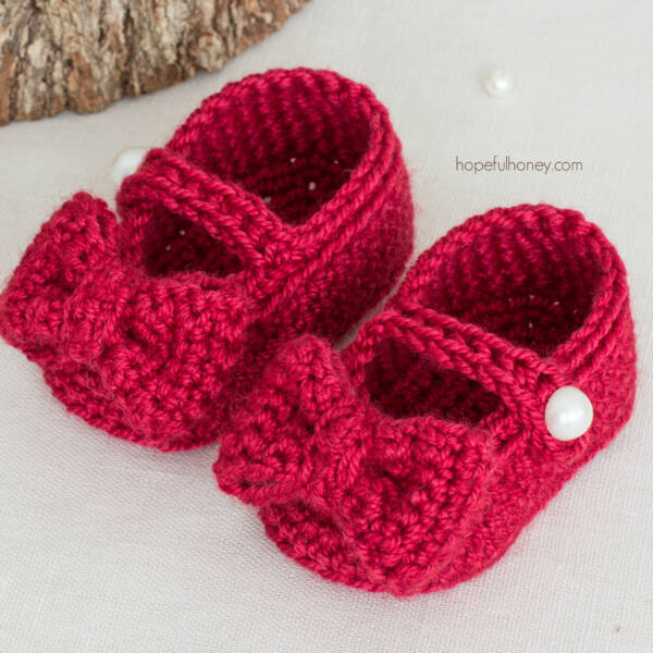 Mary Jane Booties – Free Crochet Pattern