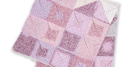 Caron Crochet Quilt – Free Pattern