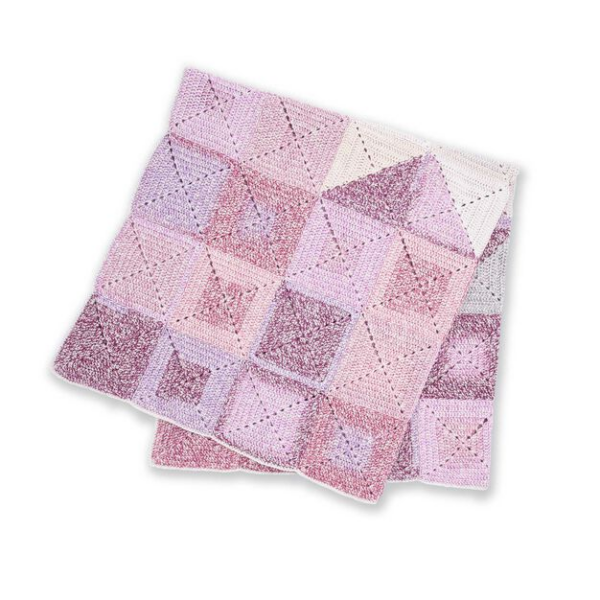Caron Crochet Quilt – Free Pattern