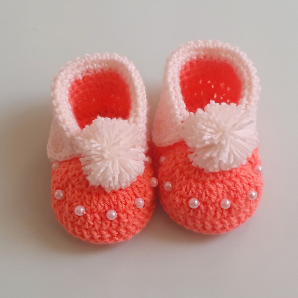 Baby Cuffed Booties – Free Pattern