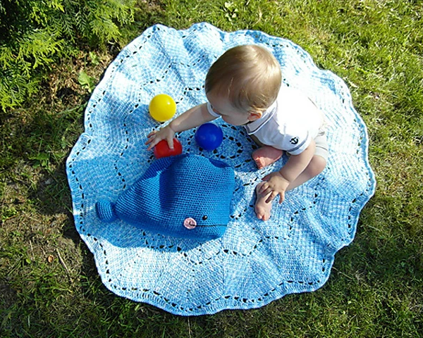 Willy the Whale and Splish-Splash Blanket – Free Pattern