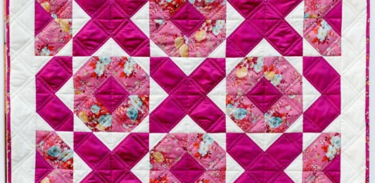 3 Yard Quilt – Hugs and Kisses